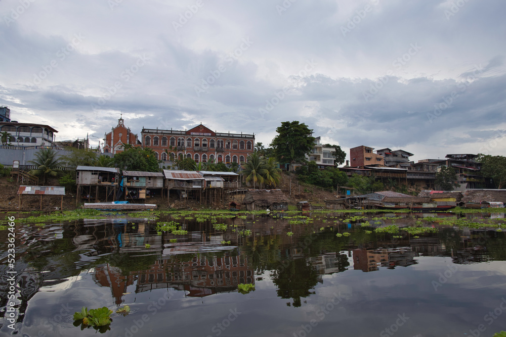 Fototapeta premium Itaya river, Iquitos, Peru.