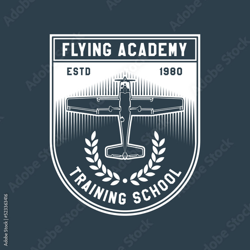 Aviation badges logos and emblems labels
