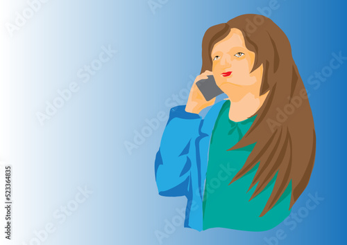 woman talking on the phone