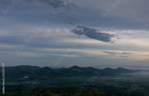 Sea of mist, Rain forest in (Khao Luang Nakhon Si Thammarat, Thailand)