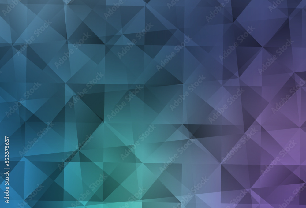 Obraz premium Light Pink, Blue vector abstract polygonal template.