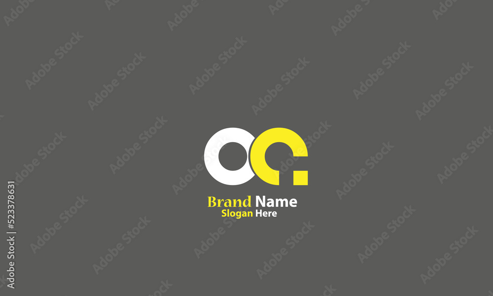 Obraz premium Alphabet letters Initials Monogram logo AO, OA, A and O