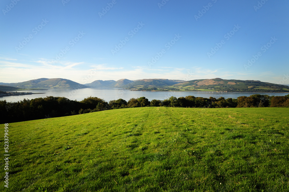 A view from Canada Hill, Rothesay, on Scotland's Isle of Bute