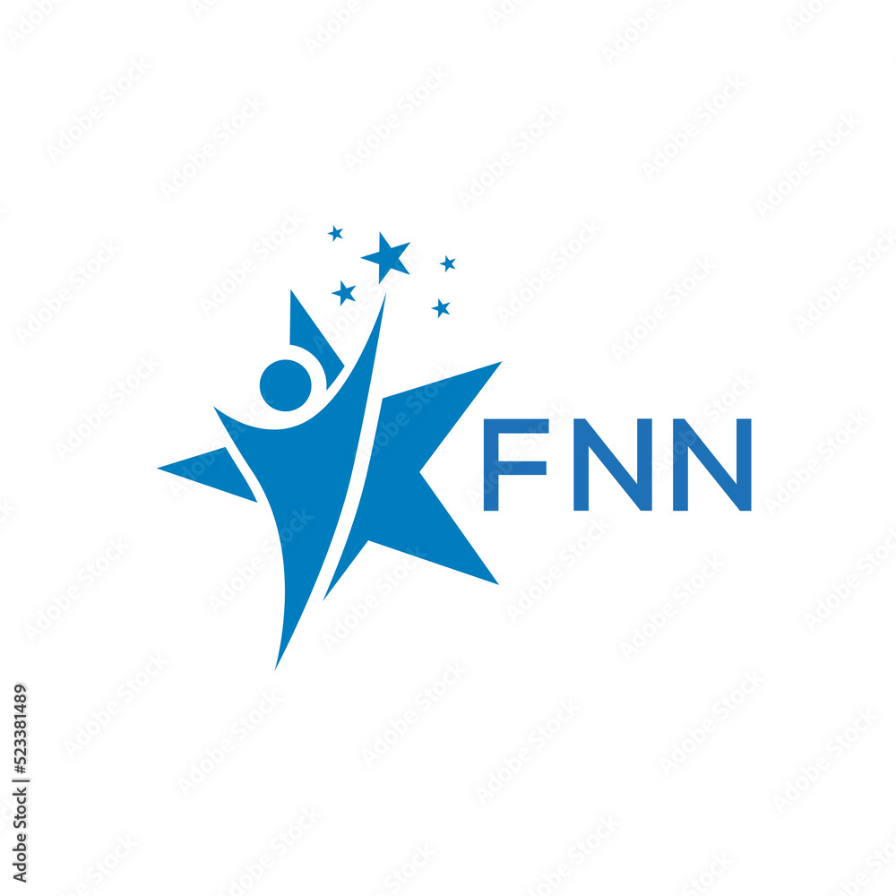 FNN Letter logo white background .FNN Business finance logo design ...