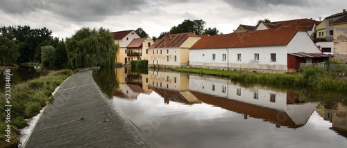 View of the mill in the South Bohemian village of Putim