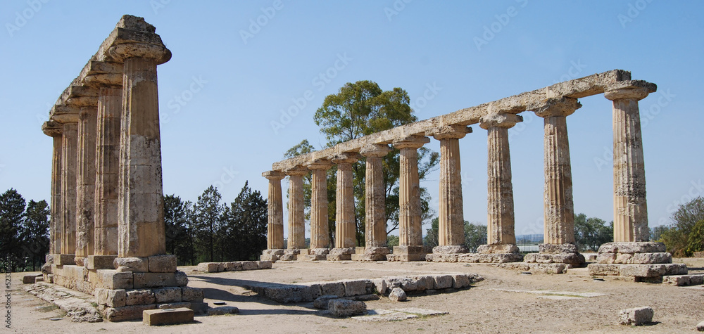 Tempio dorico delle Tavole palatine, presso la colonia magno-greca di Metaponto (Italy) - VI secolo a.C.