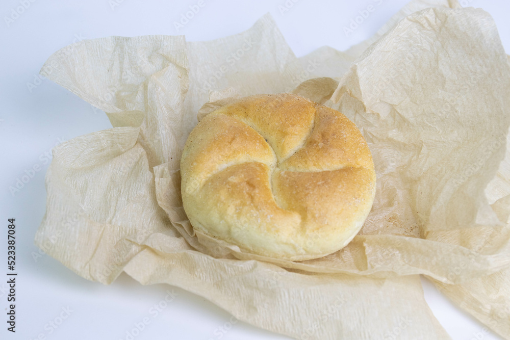 Close up Kaiser Roll ,Vienna Roll , Traditional Bread from Austria ,
