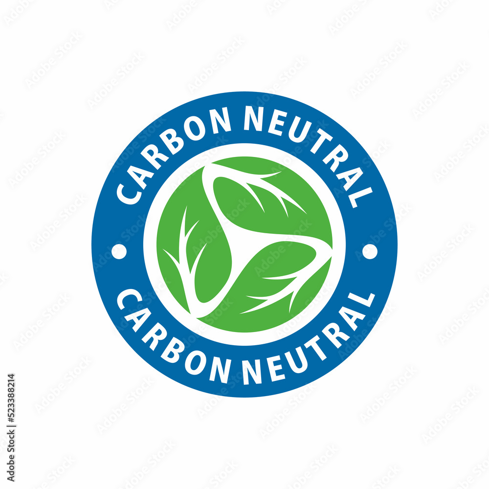carbon neutral green rubber stamp, vector illustration carbon neutral green rubber stamp, vector illustration