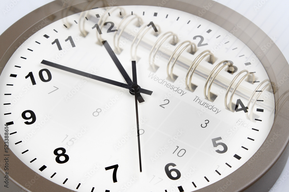 Clock and calendar Clock and calendar