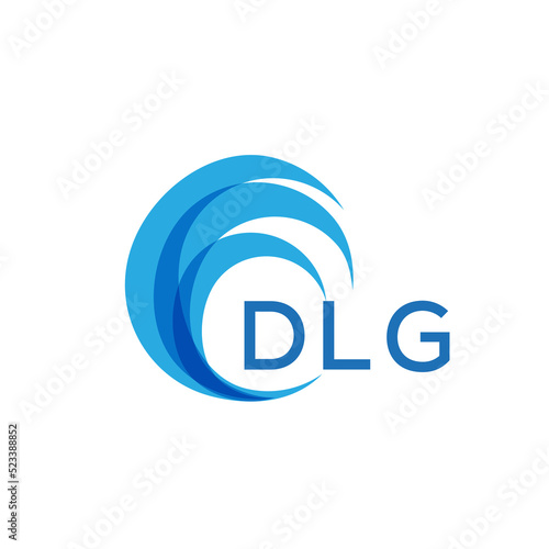 DLG letter logo. DLG blue image on white background. DLG Monogram logo design for entrepreneur and business. . DLG best icon.
