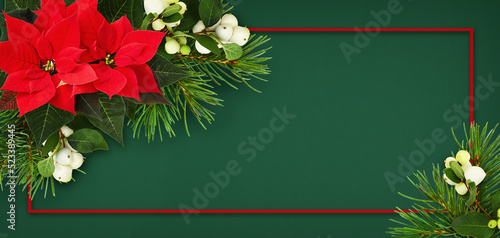Christmas corner floral arr...