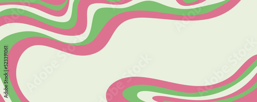 Retro marble 60s wave pattern. Abstract swirl 60 s background. Psychedelic retro wave wallpaper. Modern background design. Abstract 60s 70s psychedelic design with place text
