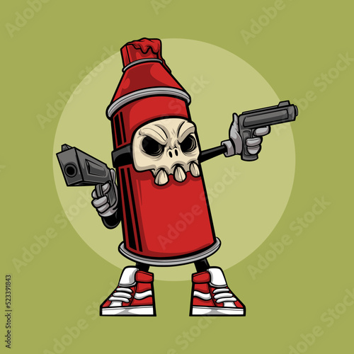 spray can robber