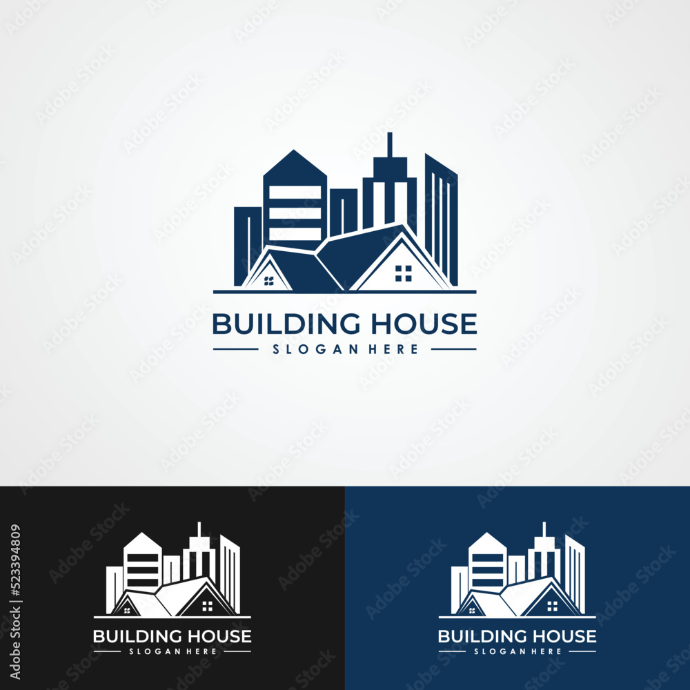 logo building house