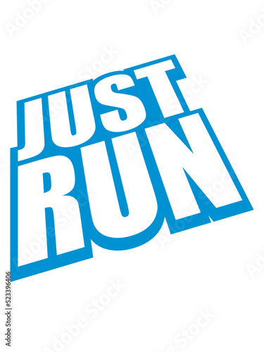 Logo Just Run cool 