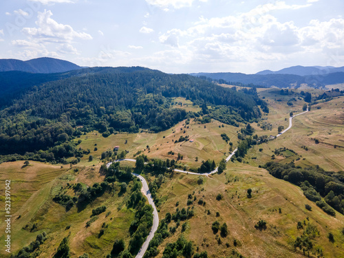 Aerial Summer view of Rhodope Mountains, Bulgaria © Stoyan Haytov