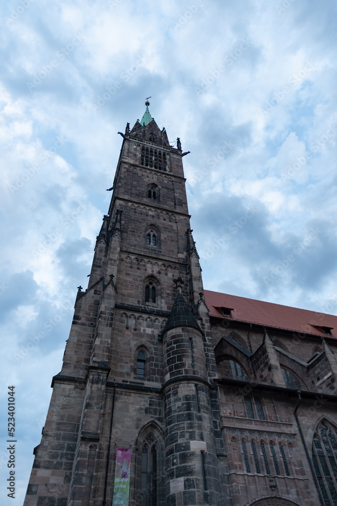 Saint Lorenz church in Nuremberg in Germany
