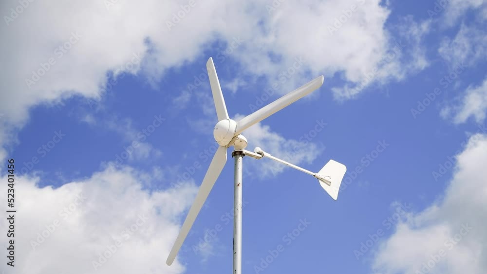 Wind turbines on the background of the sky. Wind turbines on the background of the sky.