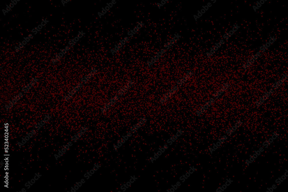 Abstract red glitter light on black background. Concept for Galaxy, Celebration, Christmas, and New Year background.	
