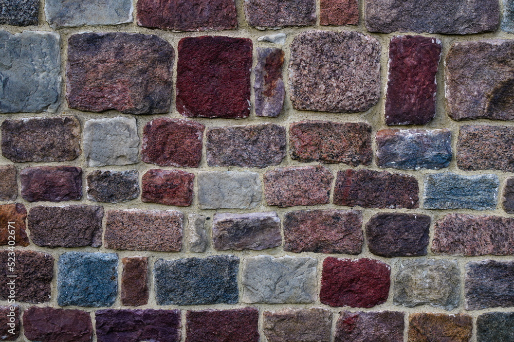 wall of colorfu natural brickl stones wall of colorfu natural brickl stones