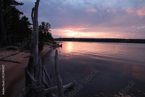 Sunset over Lake Superior