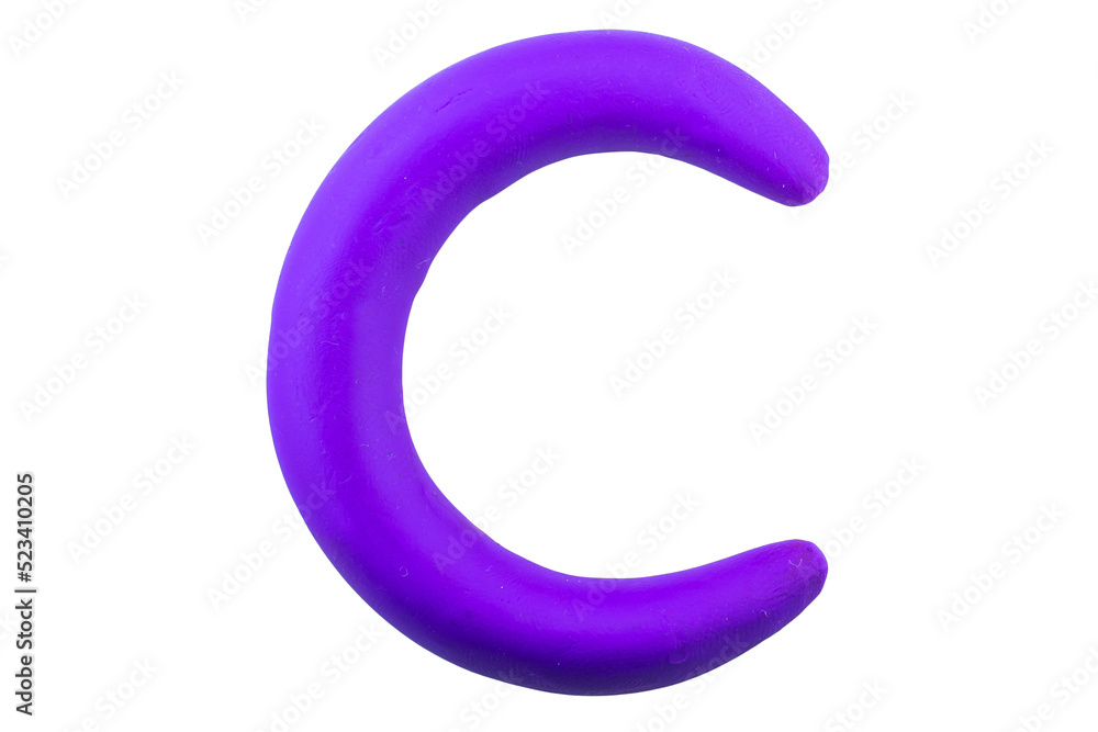alphabet English colorful letters Handmade letters molded from plasticine clay on Isolated white background alphabet English colorful letters Handmade letters molded from plasticine clay on Isolated white background