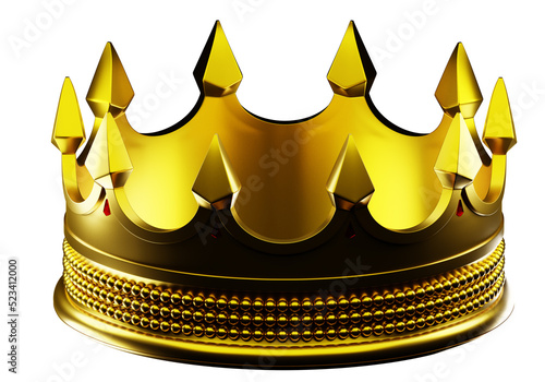 Gold Crown. Crown of prince...