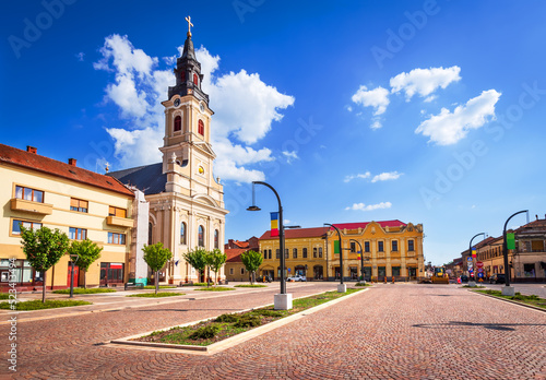 Oradea, Romania - Union Square summer