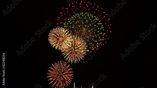 打ち上げ花火（音声あり）