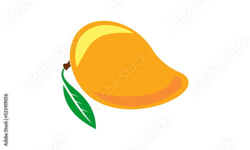 ripe mango vector logo