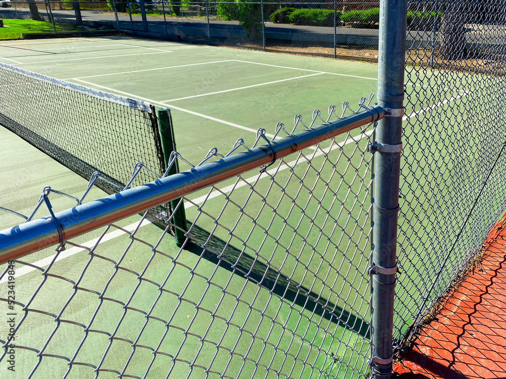 public park empty tennis court fence closed courts sports game play fun public park empty tennis court fence closed courts sports game play fun