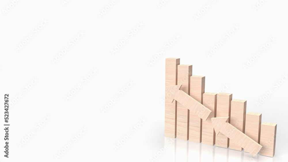 wood chart for business concept 3d rendering wood chart for business concept 3d rendering