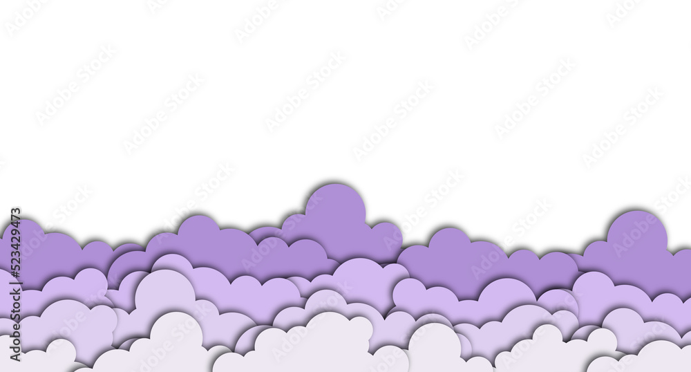 Cloudy paper art illustration. Sky with cloud background, vector ,illustration, paper art style, copy space for text. Transparent background. Png illustration Cloudy paper art illustration. Sky with cloud background, vector ,illustration, paper art style, copy space for text. Transparent background. Png illustration