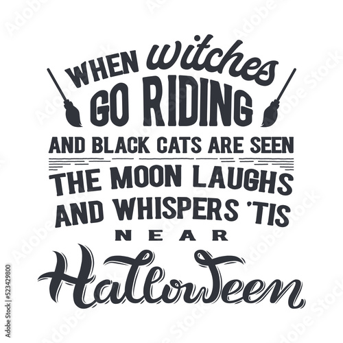 Halloween Saying | Farmhouse | EPS10