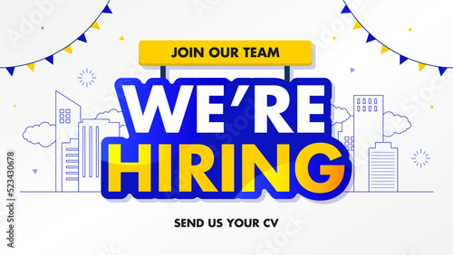We are hiring banner design