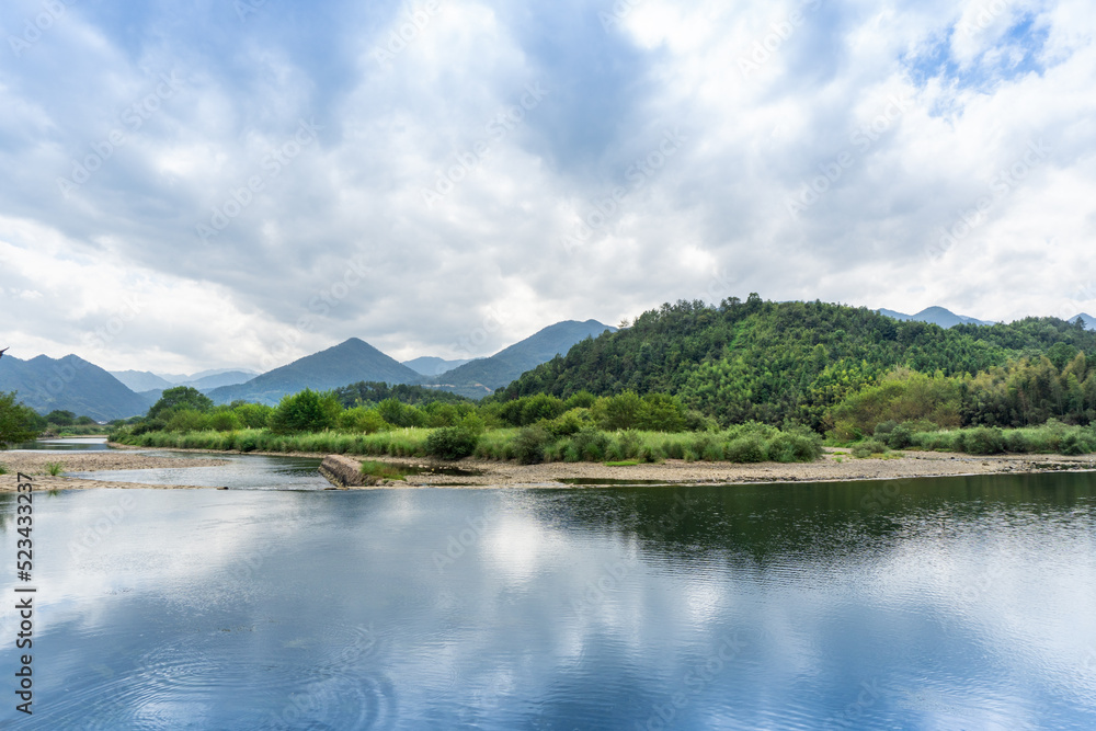 Tongji weir, Lishui, Zhejiang, China, is an ancient water conservancy project in China. It has a history of 1500 years and is a key cultural relic protection unit in China.