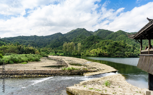 Tongji weir, Lishui, Zhejiang, China, is an ancient water conservancy project in China. It has a history of 1500 years and is a key cultural relic protection unit in China.