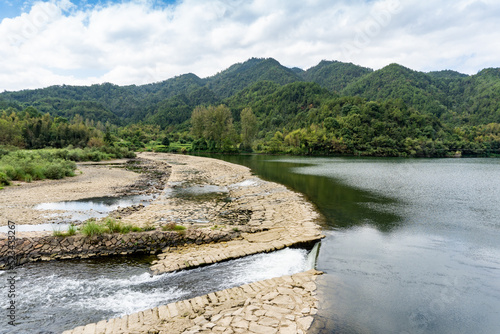 Tongji weir, Lishui, Zhejiang, China, is an ancient water conservancy project in China. It has a history of 1500 years and is a key cultural relic protection unit in China.