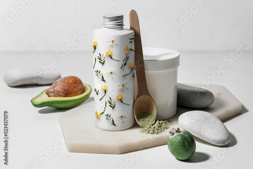 Composition with natural co...