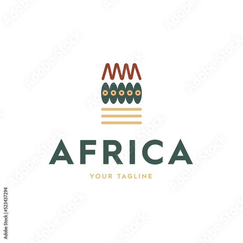 Africa logo icon design vector
