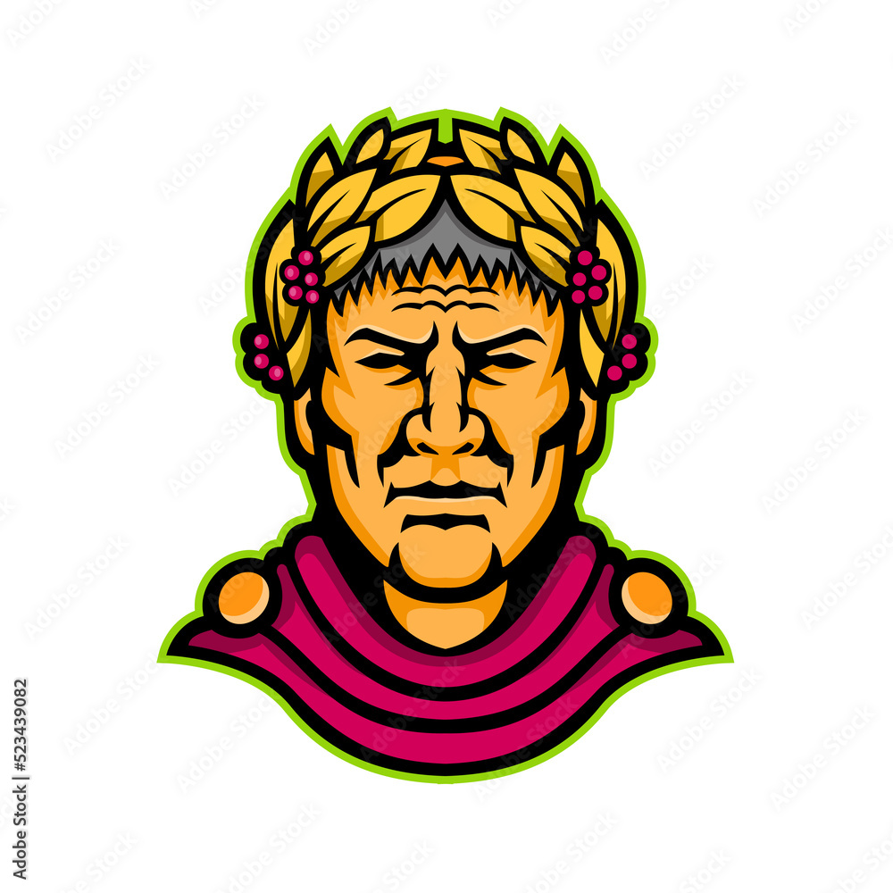 Gaius Julius Caesar Mascot Gaius Julius Caesar Mascot