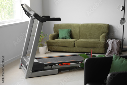 Interior of light living ro...