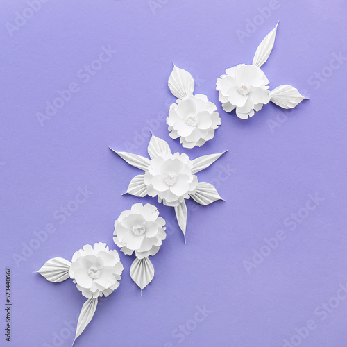 Composition with origami fl...