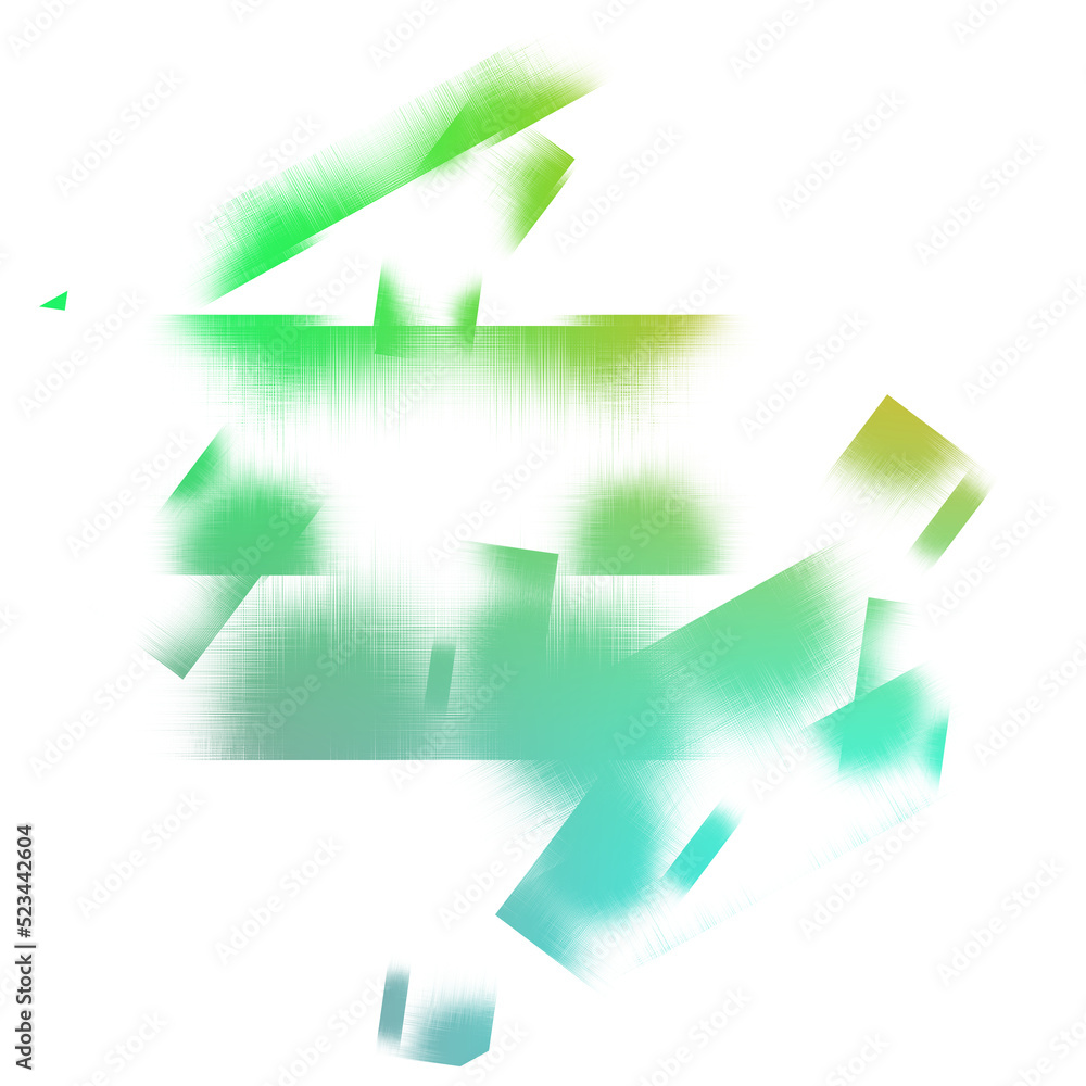 Abstract isolated transparent glitch art gradient texture. Abstract isolated transparent glitch art gradient texture.