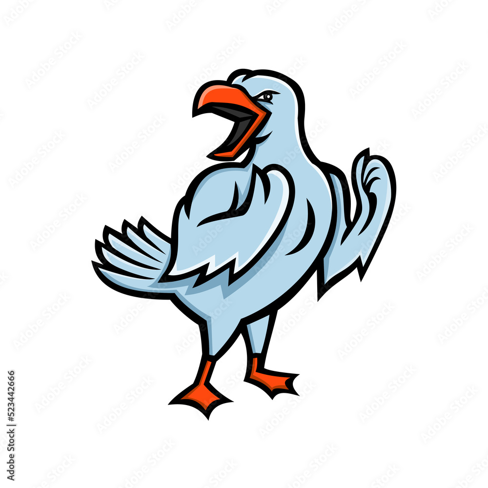 Fototapeta premium Angry Seagull Mascot