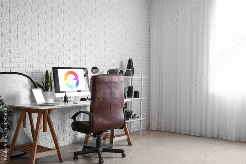 Photographer's workplace an...