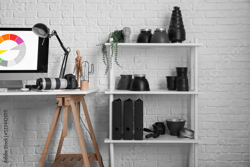 Photographer's workplace an...