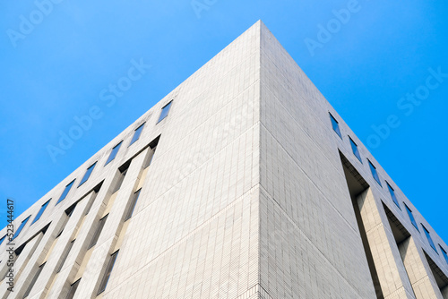 modern building with blue sky.
