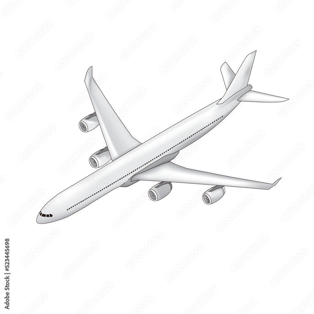 airplane isolated on white backgrounc airplane isolated on white backgrounc
