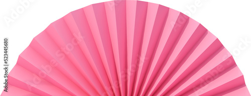 pink hand fan